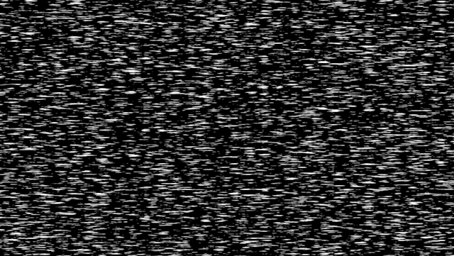 Pantalla estática de TV